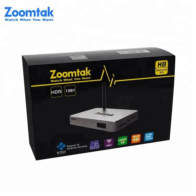 Лидер продаж 2020 года телеприемник Zoomtak H8 Canada Iptv
