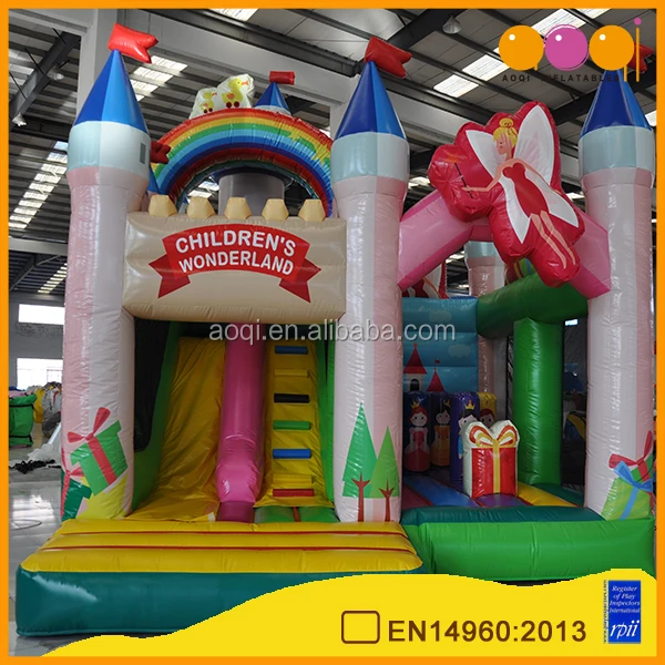 
Exciting children indoor gym equipment, Inflatable bouncer slide combos 