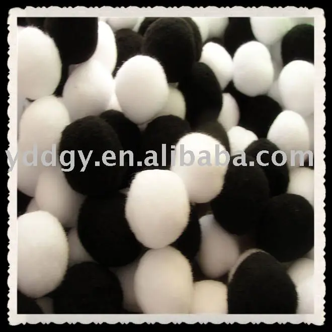 
factory supply colorful cute acrylic pom poms for toys 