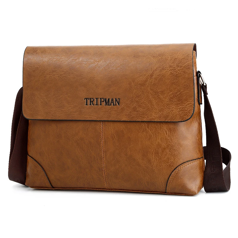 Мужские сумки-мессенджеры TRIPMAN, портфели из искусственной кожи, сумки через плечо, модные высококачественные сумки через плечо