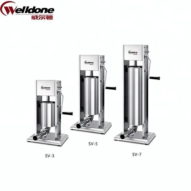Welldone 15L manual sausage filler/sausage making machine