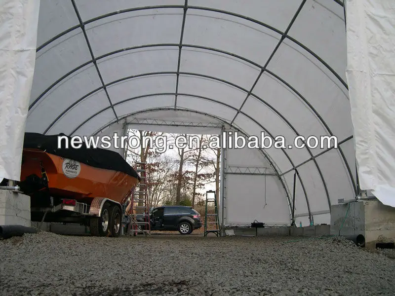 Большая купольная промышленная палатка для хранения
