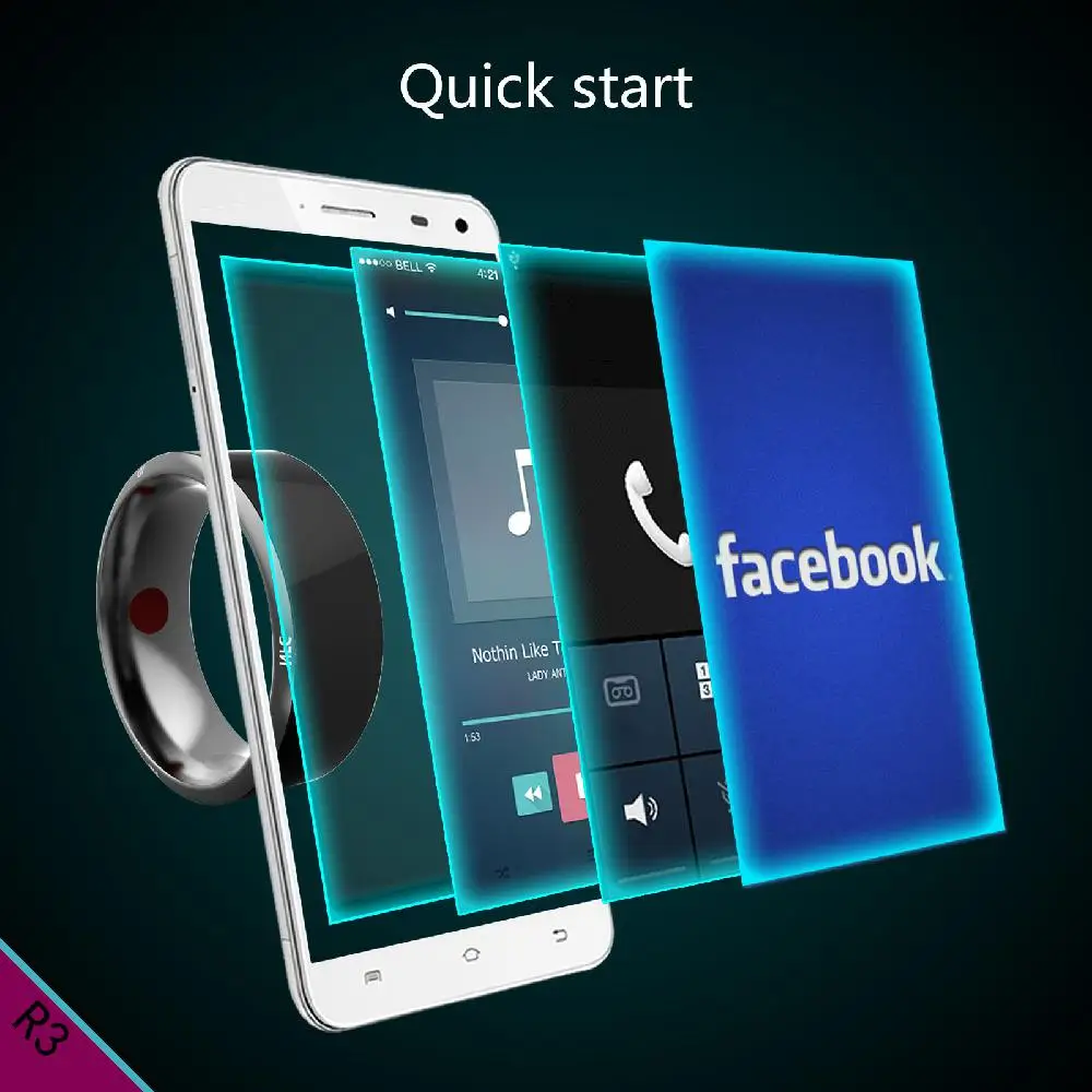 
Jakcom R3 Smart Ring Consumer Electronics Other Mobile Phone Accessories Cell Phones Smartphones Earphone Gadgets 2016 Newest 