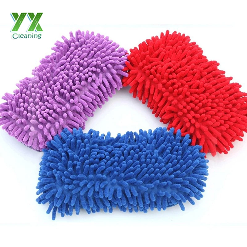 2 in 1 microfiber esponja para lavar autos car wash cleaning sponge