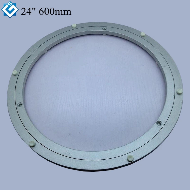 Heavy Duty Dining-table Diameter 600mm 24 Inch Aluminum Lazy Susan Turntable Bearings