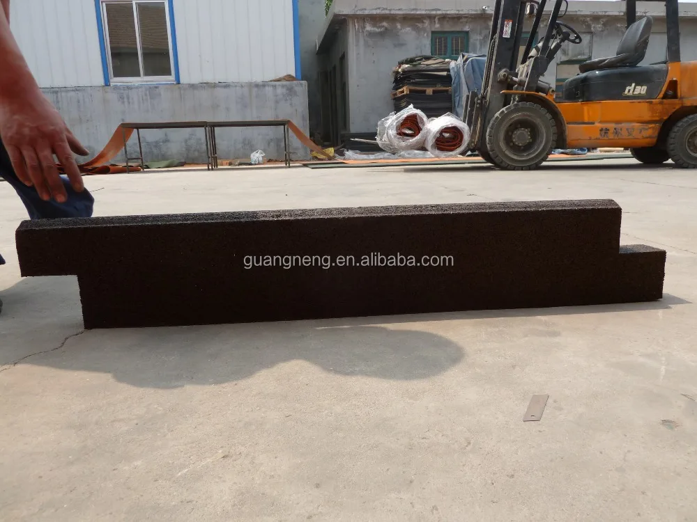 Exterior garden rubber border/rubber rump/rubber safety edge