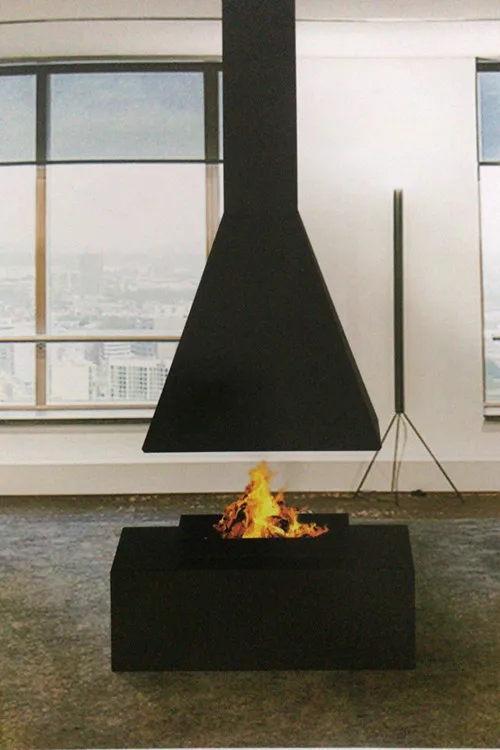 Hanging fireplace French style Ceiling mounted  ,wood stove modern