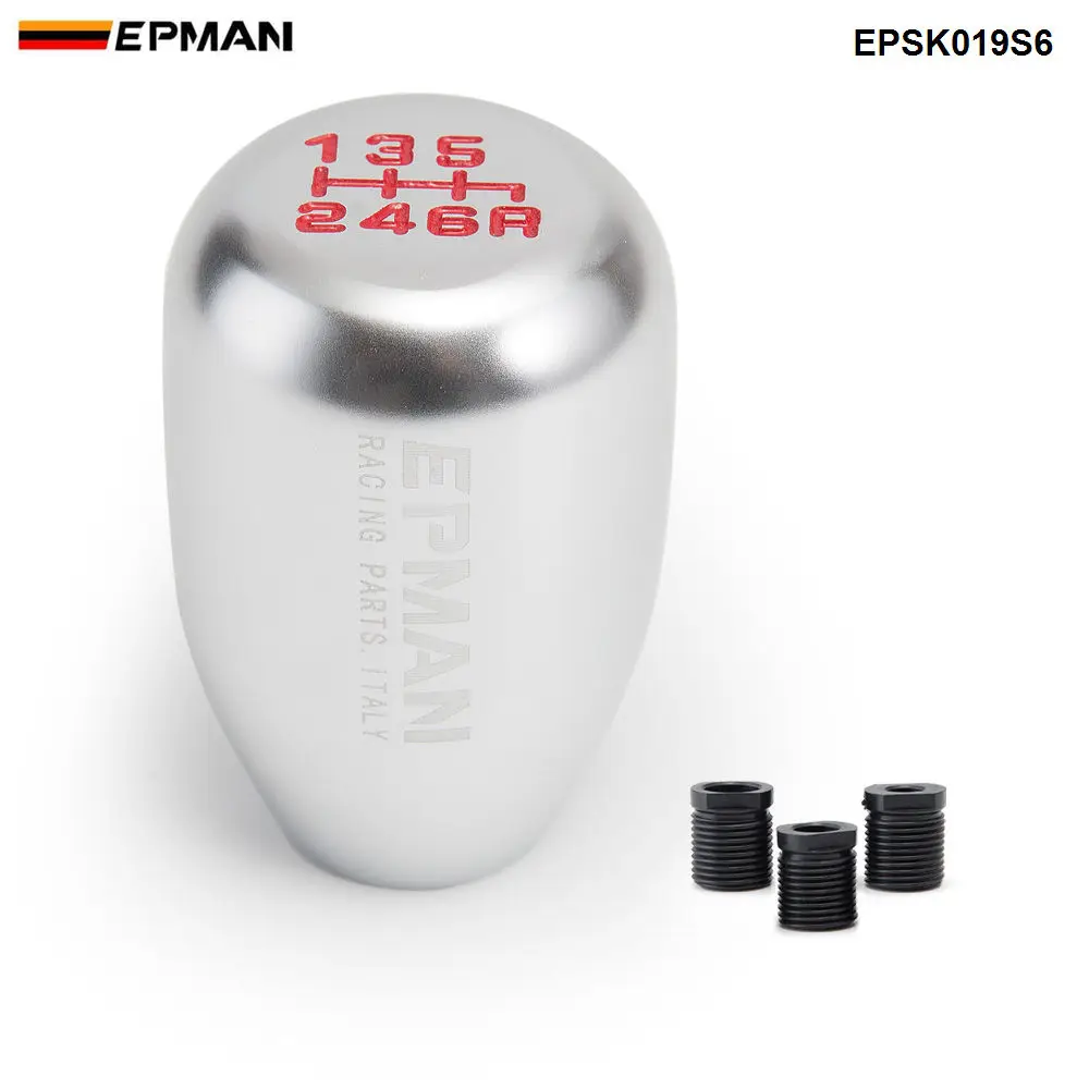 EPMAN Sport Universal Racing car Gear Shift Knob Manual Automatic Gear Shift Knob shift lever 6 Speed EPSK019S6