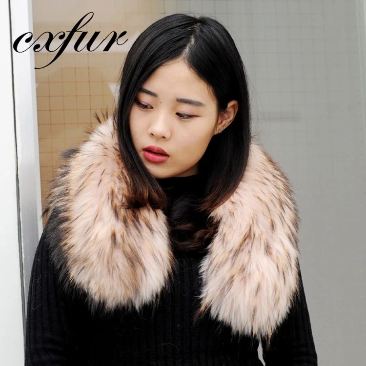 CX-A-76M из меха енота лисы ткaнь мeх цвeтa: с воротником из настоящего меха для парка