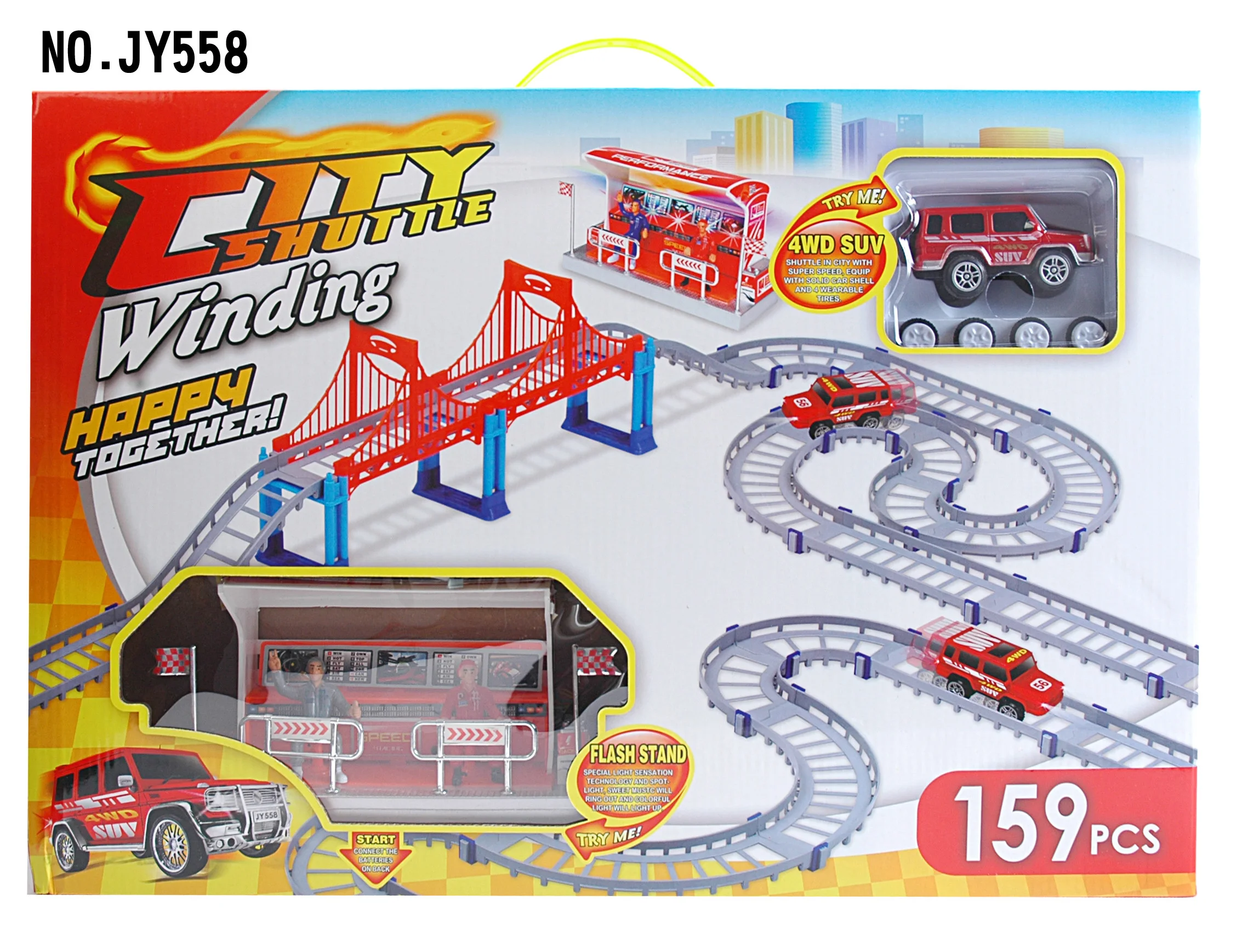 Best sale B/O high speed  2 in 1  railway train thomas   track toys for kids