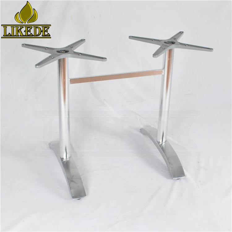 Low price office table frame aluminum dining folding table frame on sale