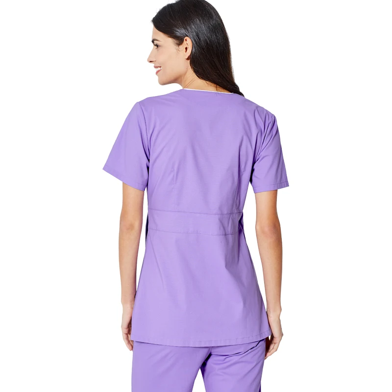 High Quality CVC fabric medical scrub suit for hospital spa salon