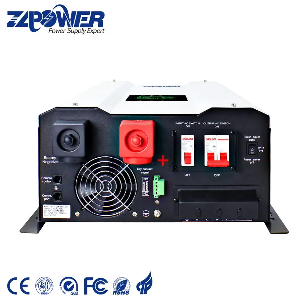 
5kva 10kw Mppt Makeskyblue Inverter Pump Air Condition Solar Hybrid Do to Ac Power Ups Inverter Charger Pure Sine Wave Inverter 