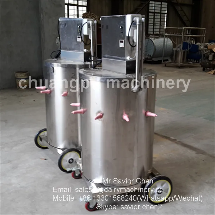 Steel Calf Feeding Equipment , Milk Feeder 150 Liter Capacity