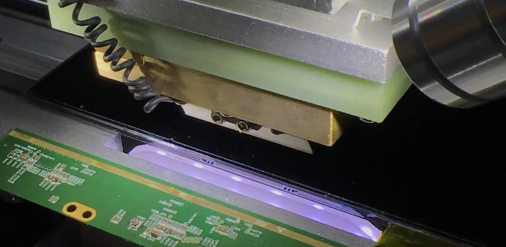 COF LCD Tab Bonding Machine ZM-B100 for LED LCD TV Panel Flex Cable Replacement