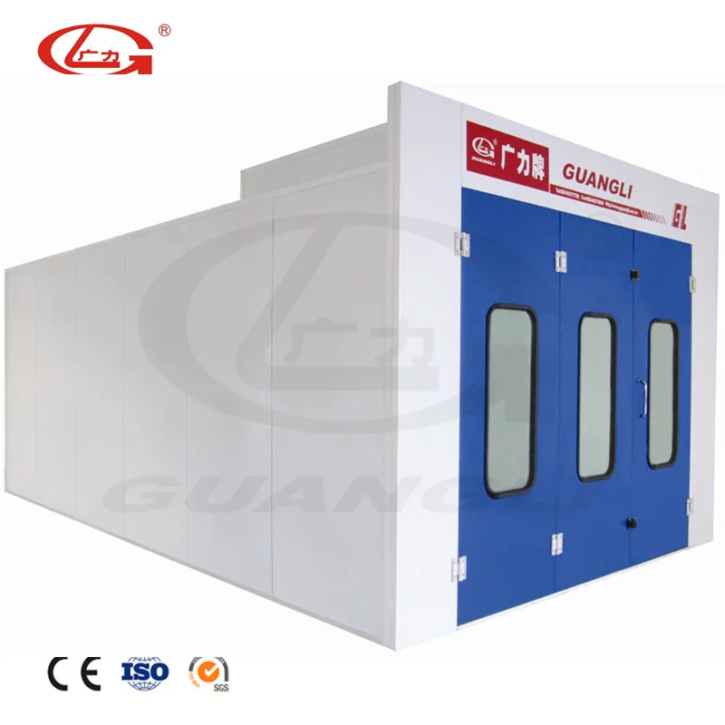 Best Quality auto semi downdarft paint booth with infrared lamp systems