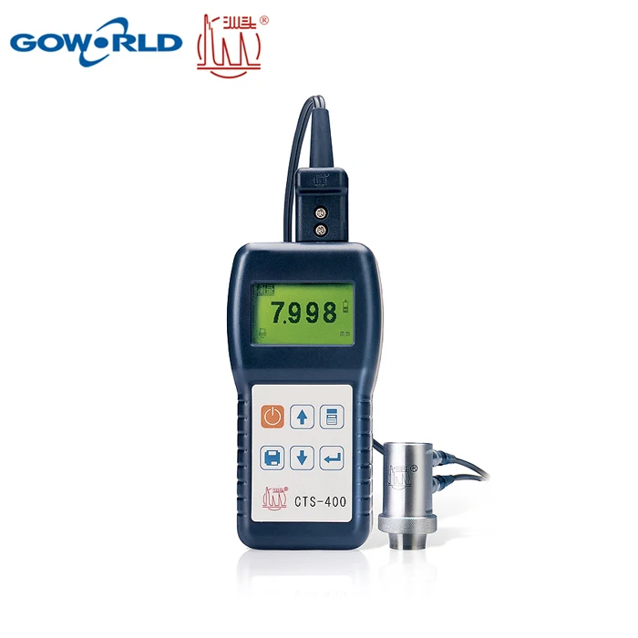 GOWORLD CTS-400 Ультразвуковой толщиномер Диапазон измерения для металла керамическая стекло, пластик