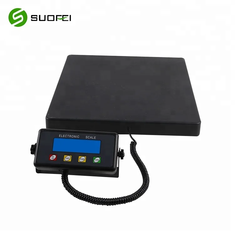SF-886 Factory price black aluminium big platform smart weigh OEM ODM digital electronic shipping postal scale