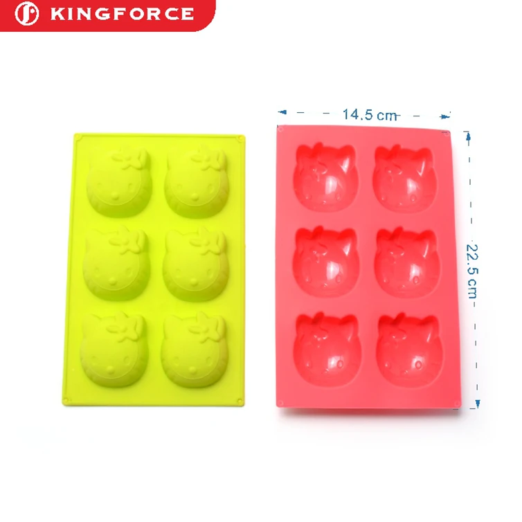 Kingforce non stick food quanlity silicone cake mold chocolate mold for cake