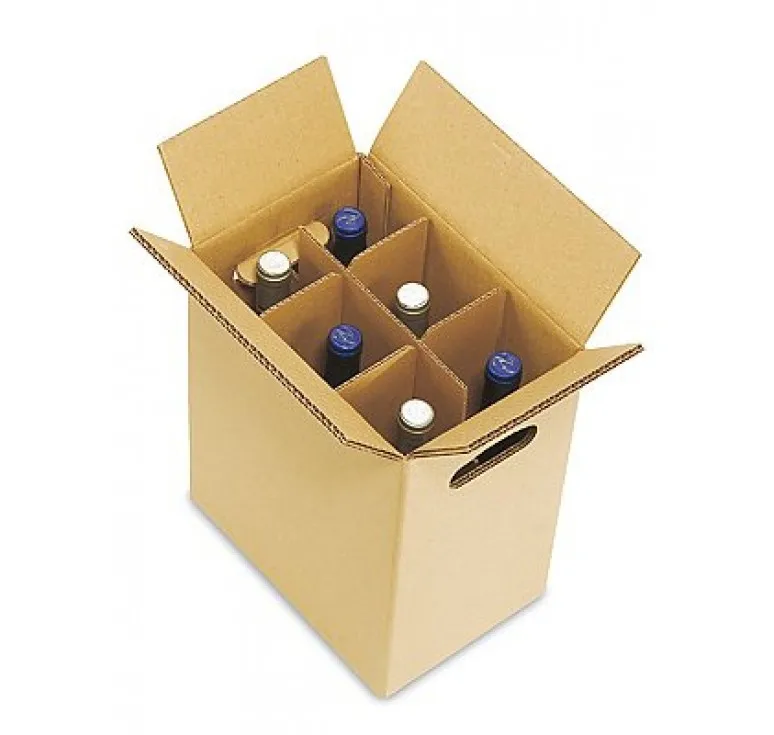 Custom printed 6 12 24 pack bottle wine beer cardboard corrugated packing carton paper box	corrugated packing box	corrugated pap