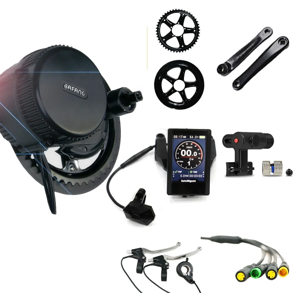 Bafang Mid мотор комплект BBS02B 48v 750w Bbs02 для горного велосипеда колеса 500w/750w 800 раз 8fun/bafang 2 лет 110N.M BBS-02