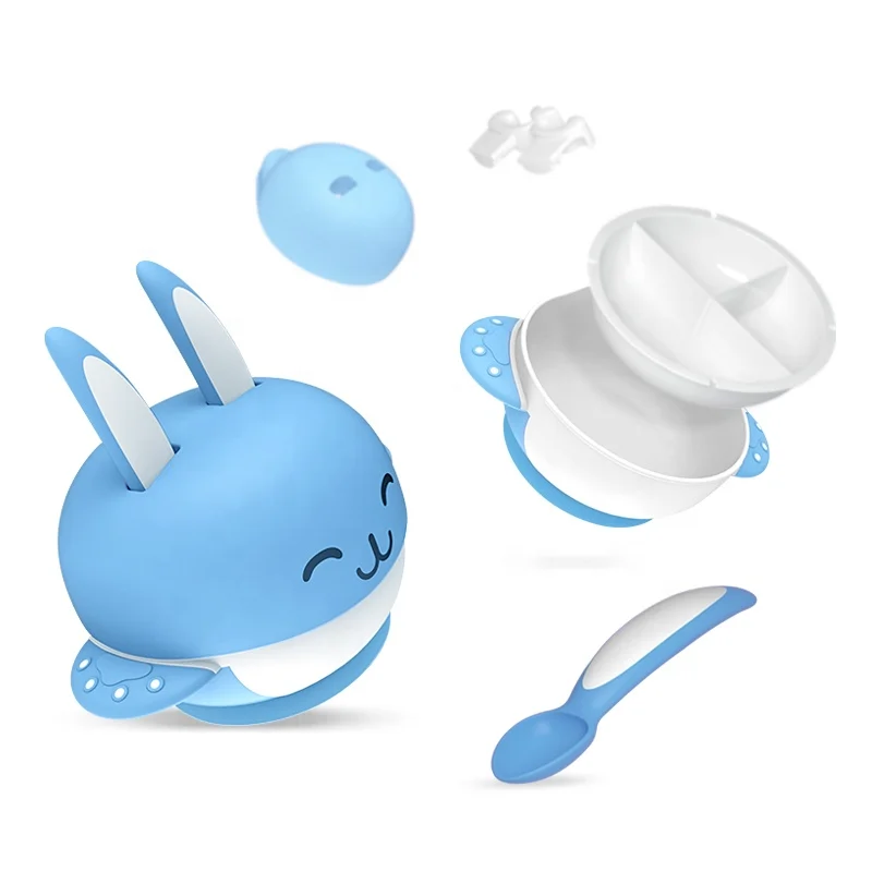 Bpa Free Wheat Straw Plastic Baby Kid Cereal Bowl Reusable Round Soup Salad Bowl With Handle Natural Eco Friendly Dinnerware