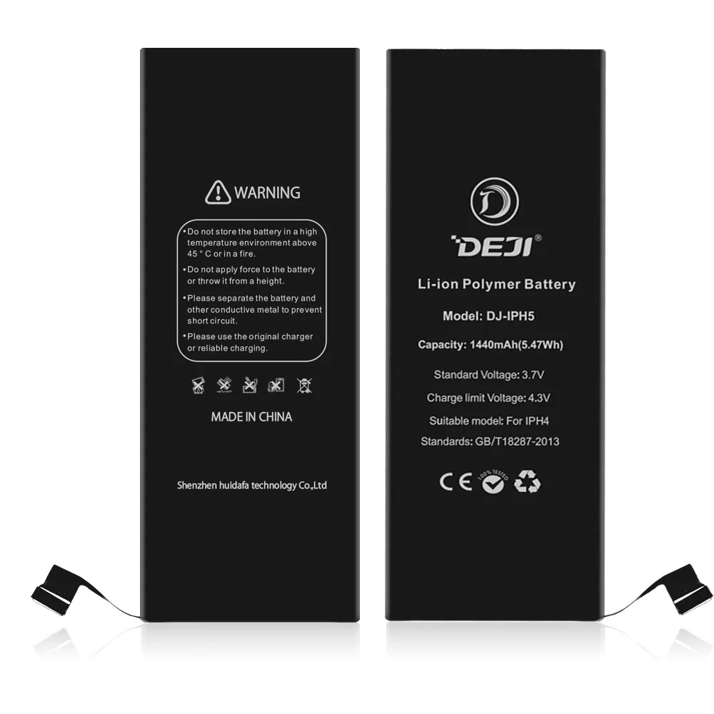 100% Новые OEM литий-ионный аккумулятор сотового телефона для iPhone 5 5S