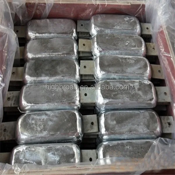 Marine Sacrificial zinc Anode for ships, cathodic protection