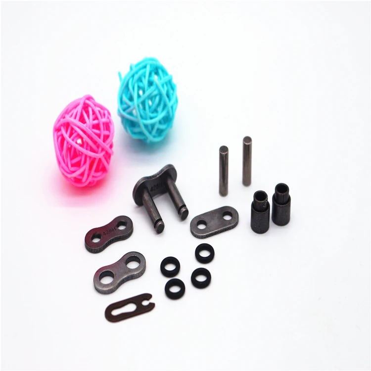 Argentina motorcycle parts natural color reinforced motorcycle chain 428H 136L