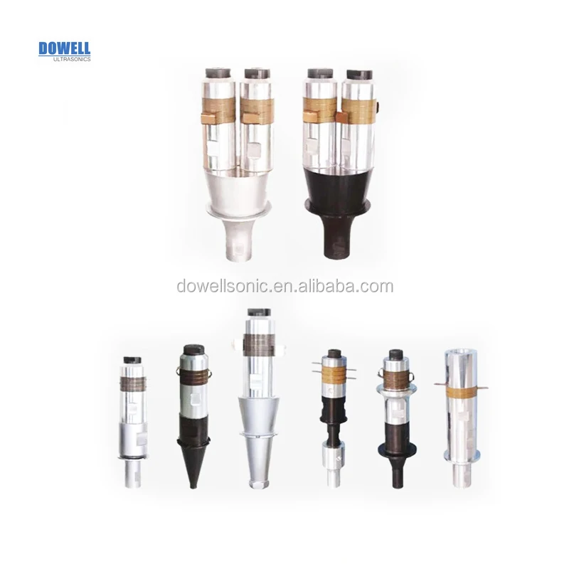 10khz-70khz multipurpose ultrasonic piezoelectric welding transducer from dowellsonic for or cutting machine