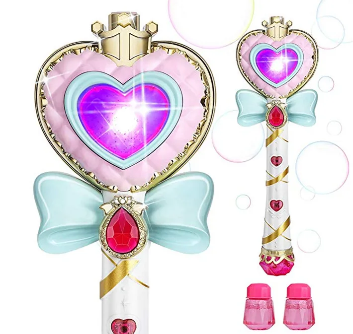 On-line hot sale shantou toy Musical Light-up Bubble Machine  Bubble Blower bubble wand for kids