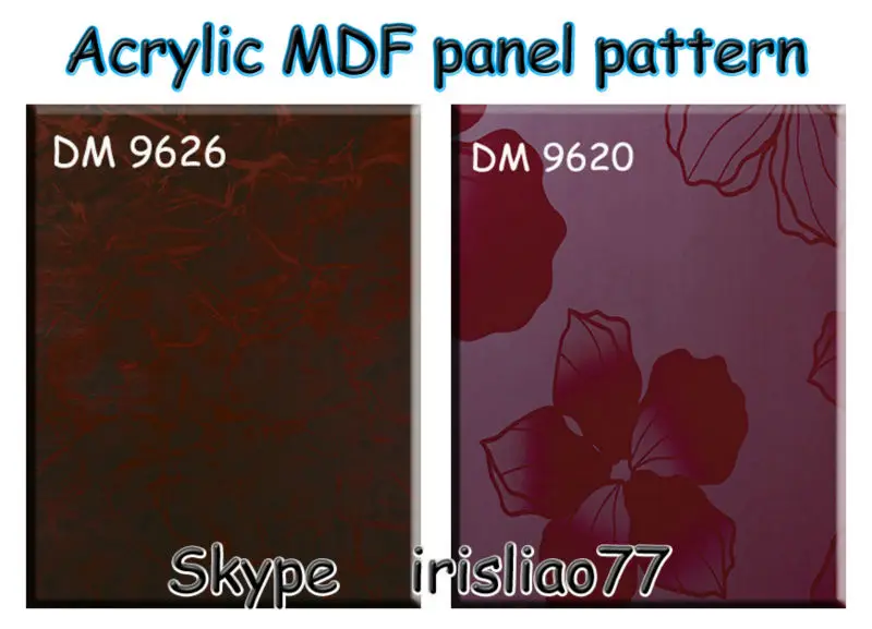 завод Акриловые МДФ акриловая МДФ для двери шкафа 1220mm*2440mm