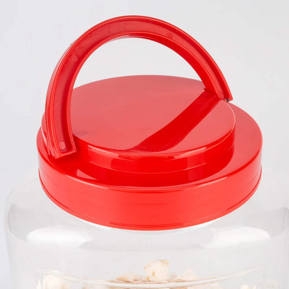Wholesale plastic food storage popcorn bucket with lid