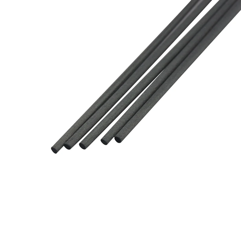 Glass Bottle Wooden Cover Strong Perfume White And Black 4mmd*19cml Aroma Diffuser Fiber Rods