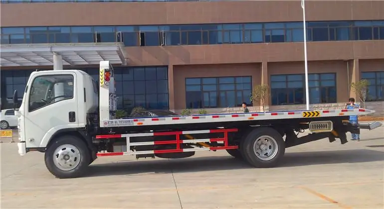 Japan cheap 2Ton/3Ton/4Ton/5Ton 0 degree flatbed road wrecker towing,recovery trucks for sale