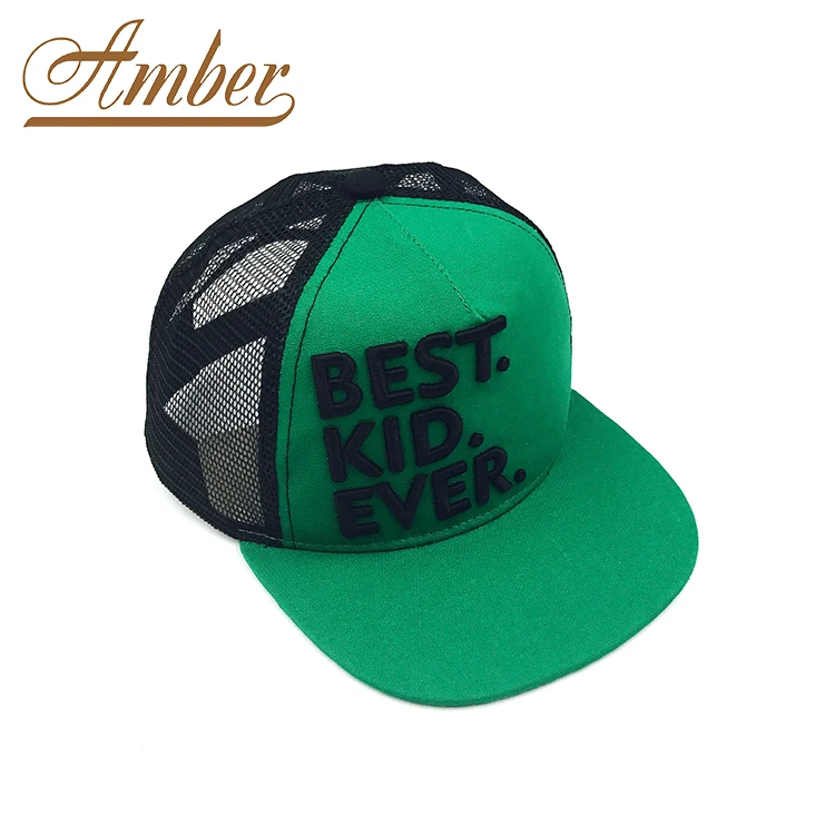 Custom Printed 100% Cotton Trucker Embroidered Plain Baseball Cap 5 Panel Kids Hats