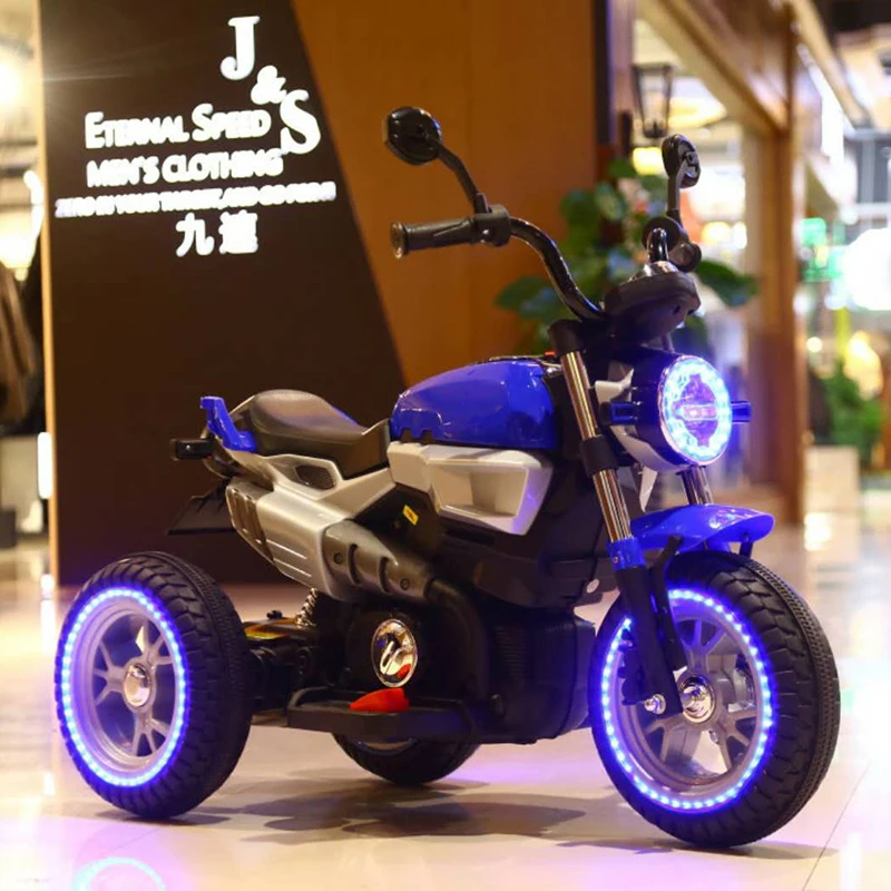 Tianshun Factory Supply New Product Kids Electric Motorcycle/ With Three Wheels Baby Ride on Toys
