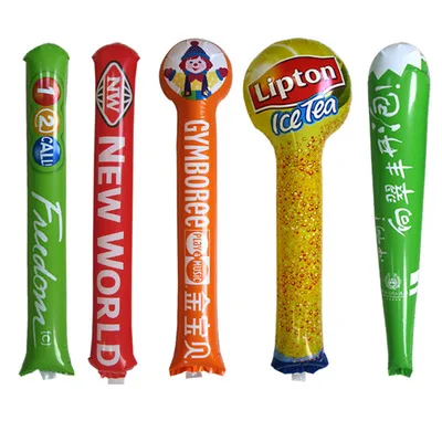 Bam Bam Thunder Inflatable Noisemakers Stick Sets foam led cheer stick