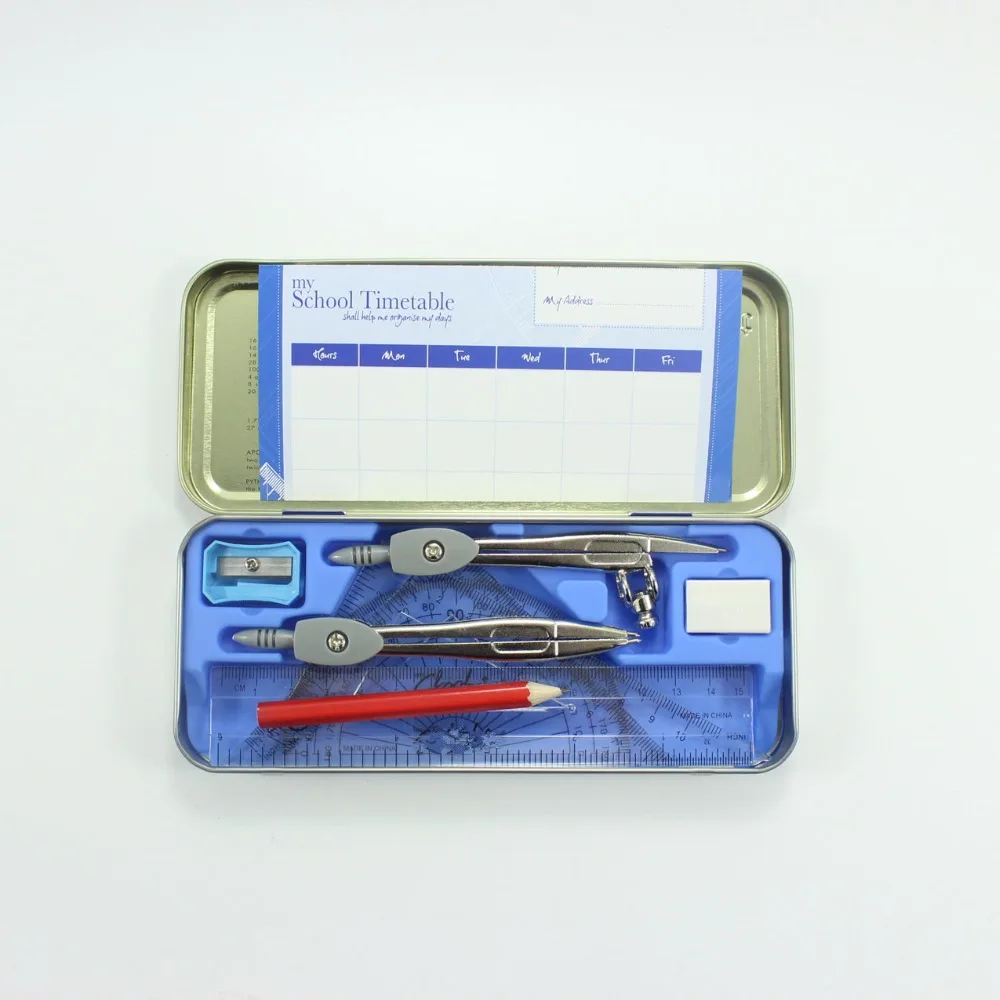 High quality customized brand geometry box for students