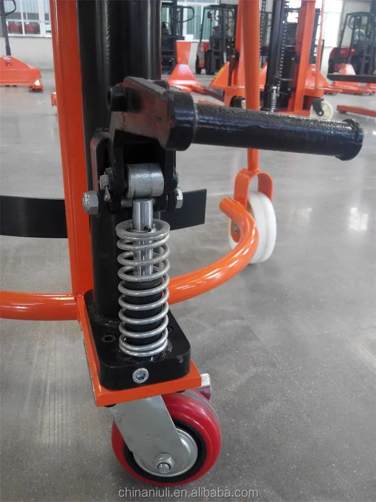 300kg Oil Drum Stacker Hand Hydraulic drum truck