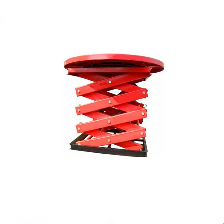 Customized round hydraulic Aerial Working Lift platform Lifting Stage vertical Electric scissor lift table