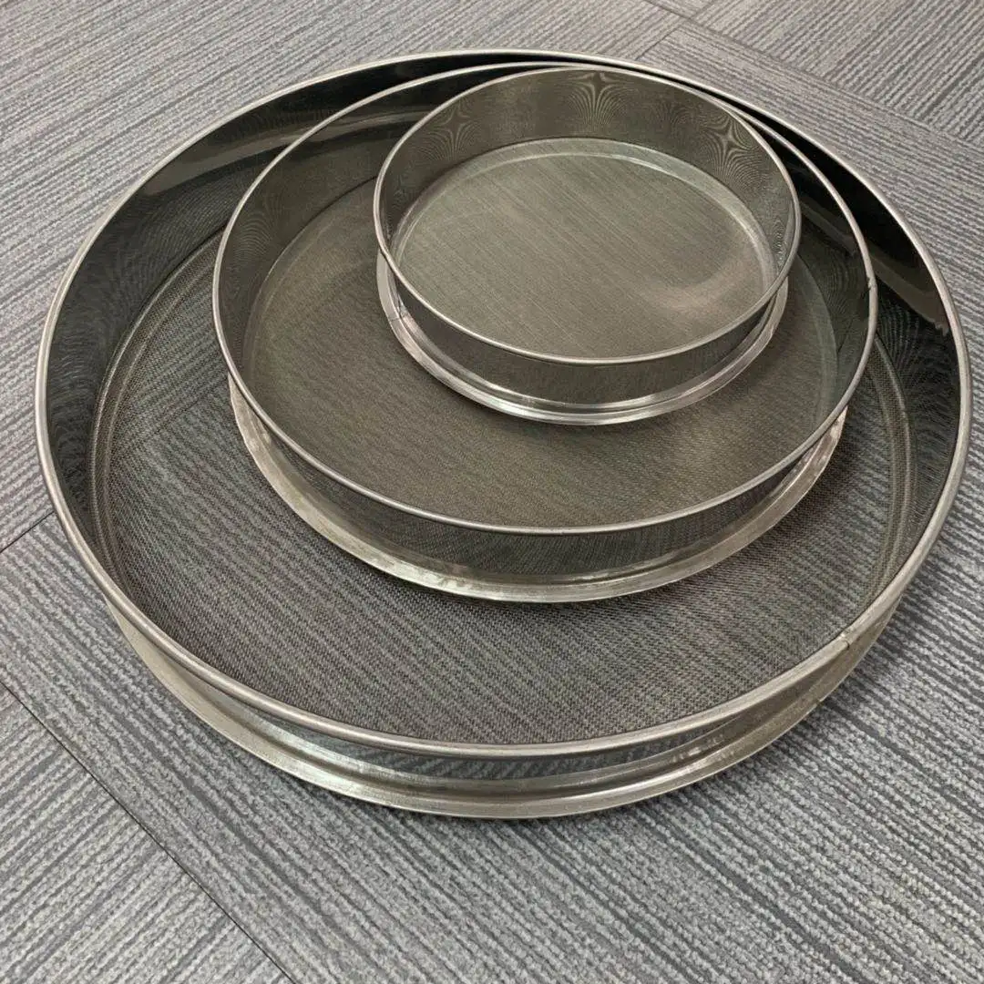 Pore size particle filtering laboratory sieve 195 12 inches 10 micron 19 mm 0.25mm pass hole stainless steel test sieve