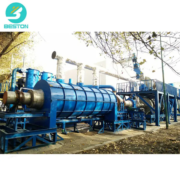 Beston BST-10 1-2T/H Sawdust Carbonization Furnace to Charcoal carbonization machine