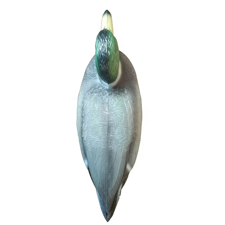 14 inch plastic green head mallard duck floater decoys hunting decoy plastic material