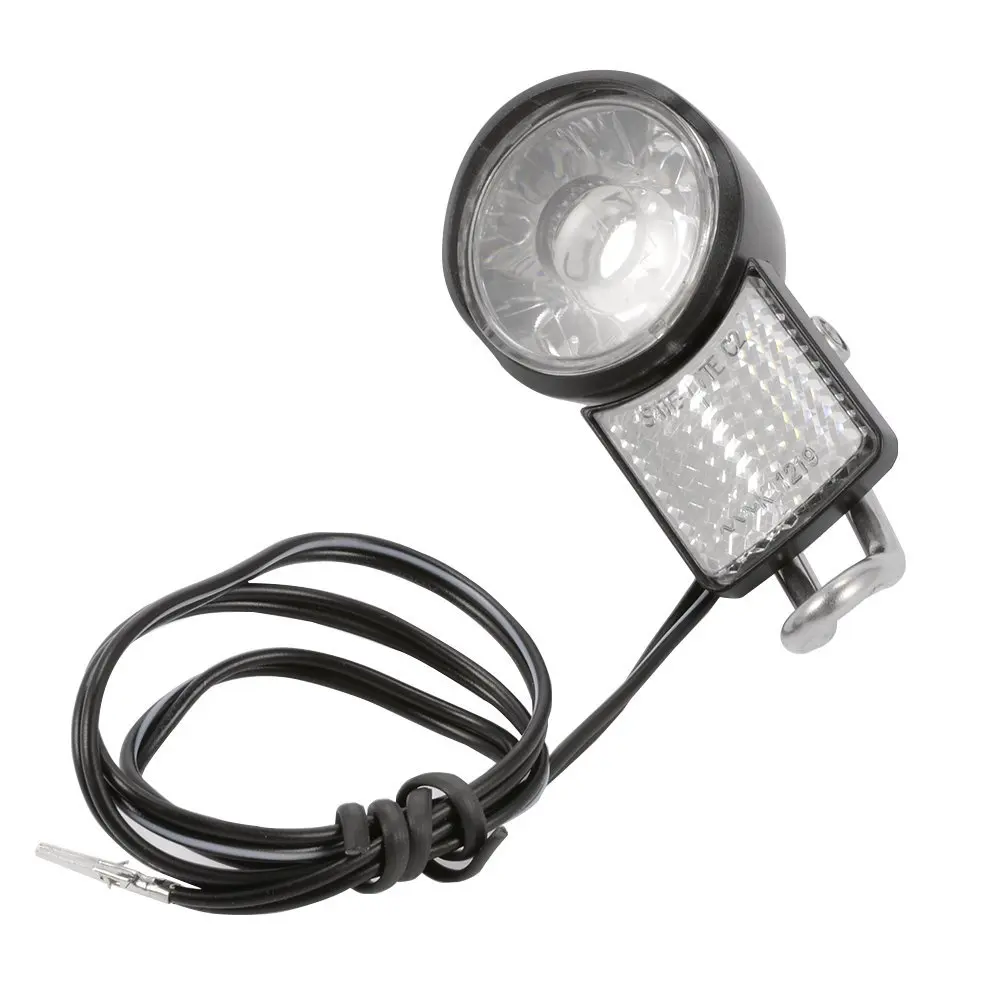 Factory direct Sate-lite CREE 15lux ebike light ISO 6721-1 StVZO ECE  eletric bike headlight with StVZO ISO 6742-2 ECE reflector