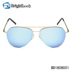 Fine appearance factory supply  decoration favors metal frame glasses OEM hottest PC adult sun glasses