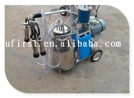 
Double buckets cow milking machine price 