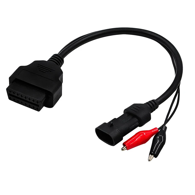 OBD OBD2 3 pin to 16 pin diagnostic adapter cable wire harness for Fiat Lancia Alfa C/A5