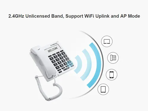 Grandstream FlyingVoice Fanvil  2.4G Wireless  3.5 inch  LCD screen  WIFI IP PHONE