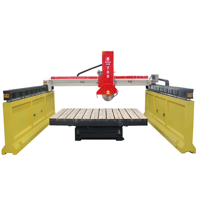 Hualong Machinery HLSQ-700 Laser Stone Granite Bridge Saw Stone Cutting Sawing Machinery With Cheap Price
